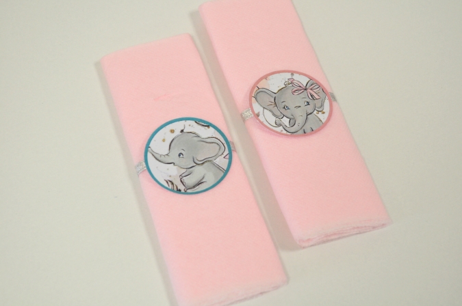 Парти салфетки Бебе Слонче, 33х33 см, 6 бр. пакет