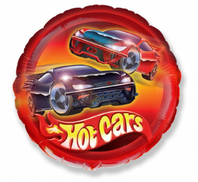 Фолиев балон Хот Коли Уилс / Hot Wheels 48 см, Flexmetal /Gd/