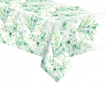 Парти покривка Зелени листа Евкалипт, 120х180см /Gd/