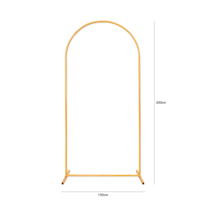 Метално сглобяемо пано /арка/, размер 200х100см, цвят златен /Pp/