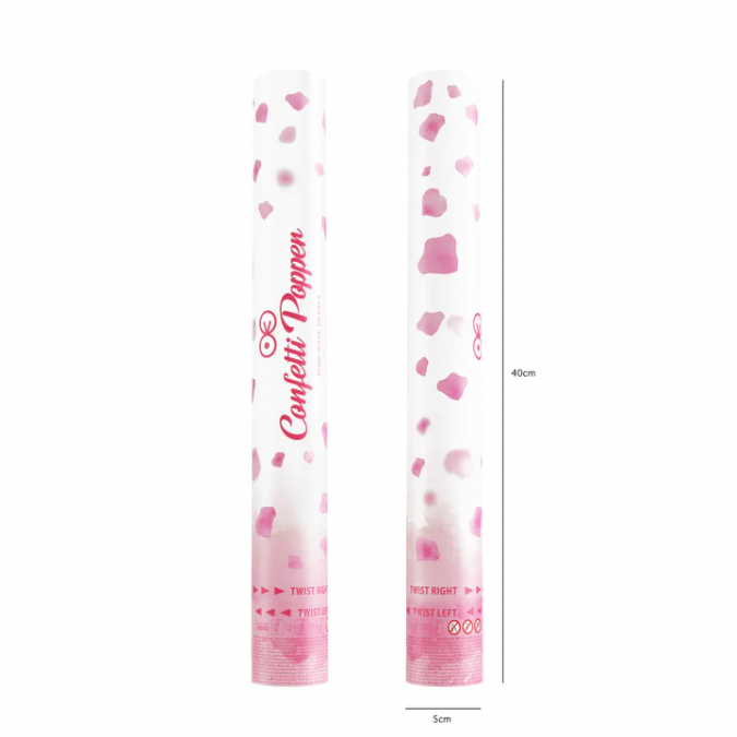 Парти конфети розови листенца роза, дължина 40 см /Pp/