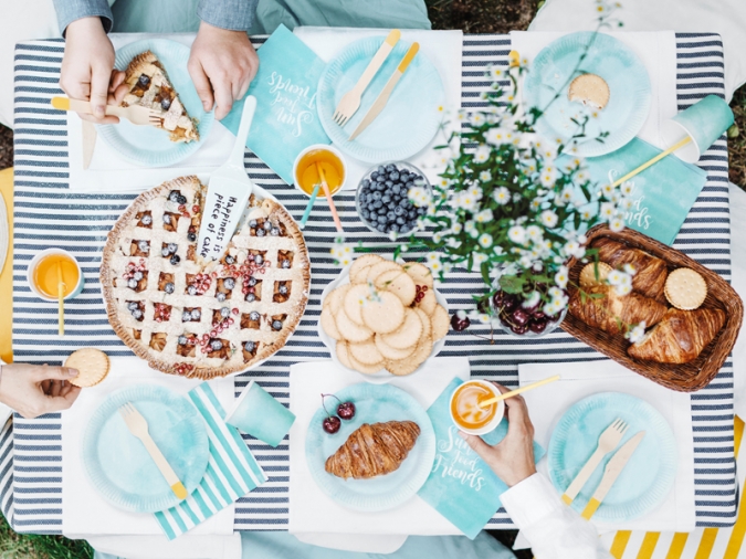 Картонени сламки Лятно парти, 10 бр., микс пастелни цветове /Pd/