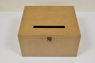 Кутия МДФ с прорез, 35х30х20см /Sa/