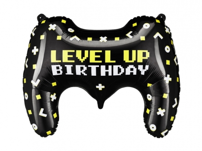 Фолиев балон Джойстик, плейстейшън, Level Up, 72 см, /Pd/