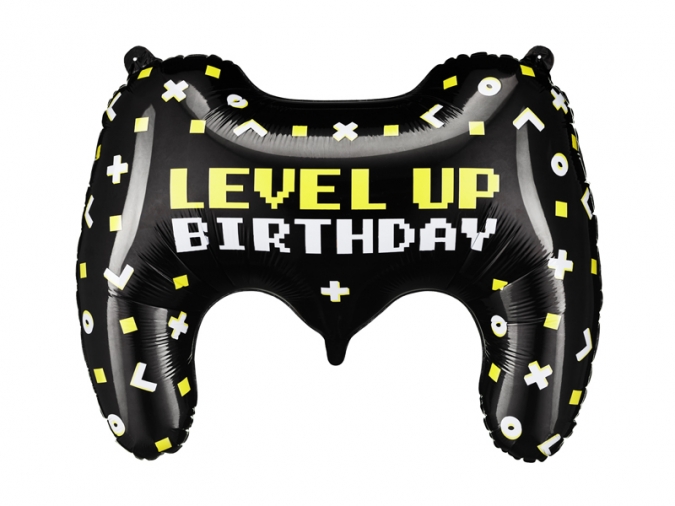 Фолиев балон Джойстик, плейстейшън, Level Up, 72 см, /Pd/