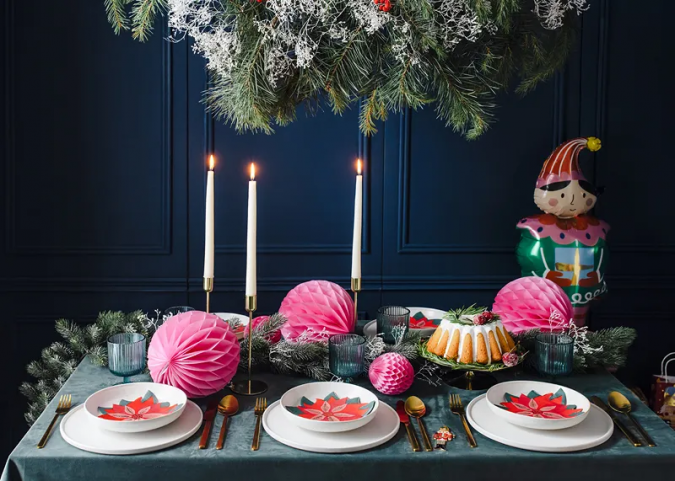 Свещ за декорация, цвят златен металик, 24см /Pd/