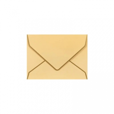 Плик за пари и други от луксозен перлен картон със златен кант /Km/