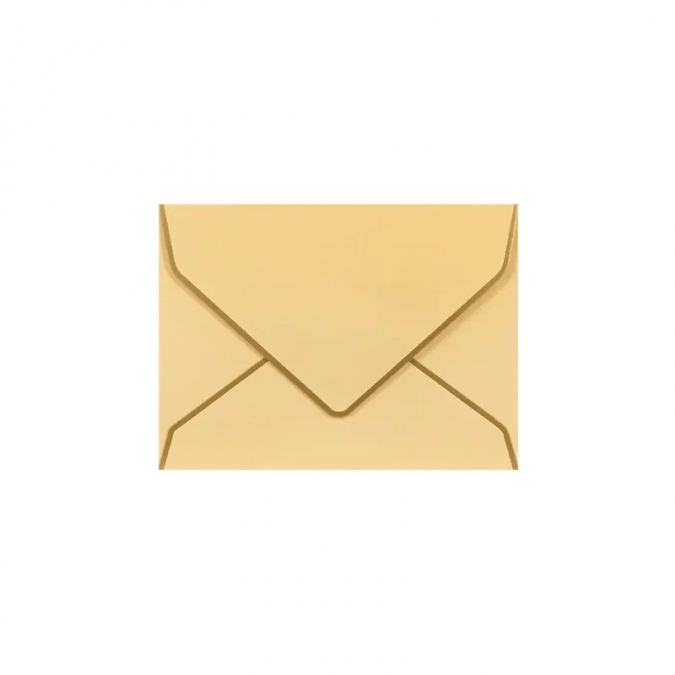 Плик за пари и други от луксозен перлен картон със златен кант /Km/