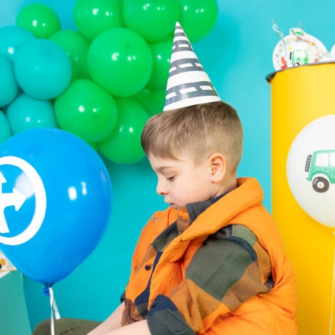 Парти шапка Транспортни средства, ремонтни дености, 6 бр. в опаковка /Pp/