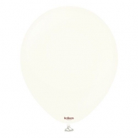 Балон цвят бял ретро / Retro White, Калисан, диаметър 13 см, 10 бр. в пакет /Tr/