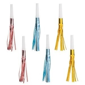 Парти свирки с ресни, различни цветове , 6 бр. в опаковка /Mb/
