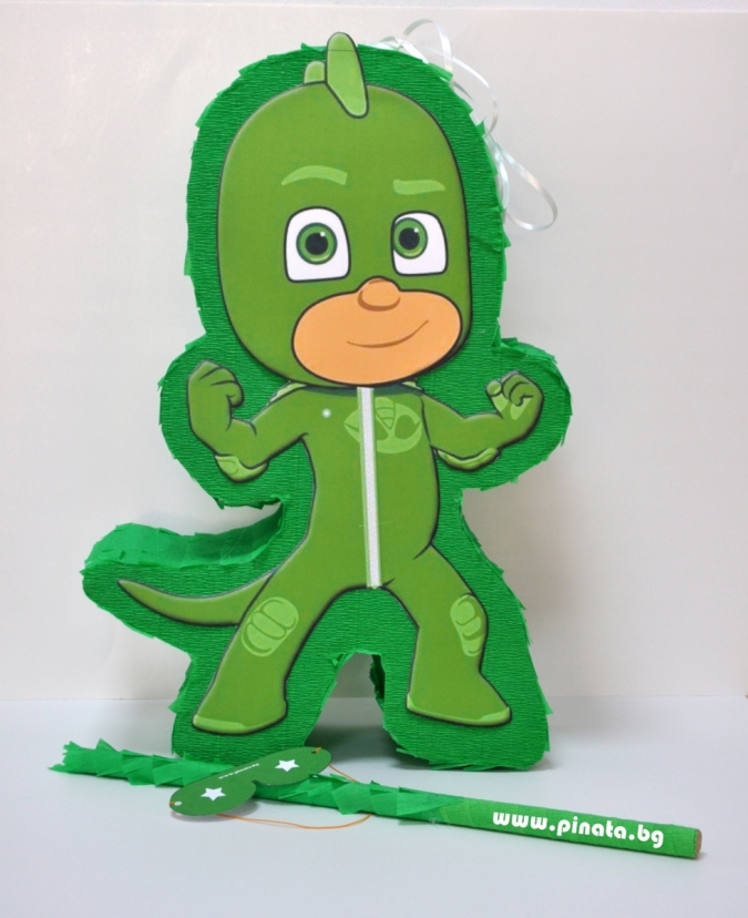 Пинята Пи Джи Маски Гекко, фигура височина 43 см