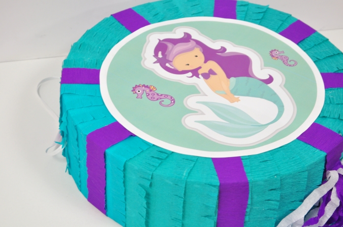 Пинята Русалка, две лица 40х40 см