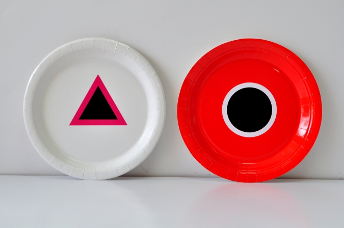 Персонализирана хартиена парти чинийка  Скуид Гейм /Играа на Калмари/, 6бр. пакет