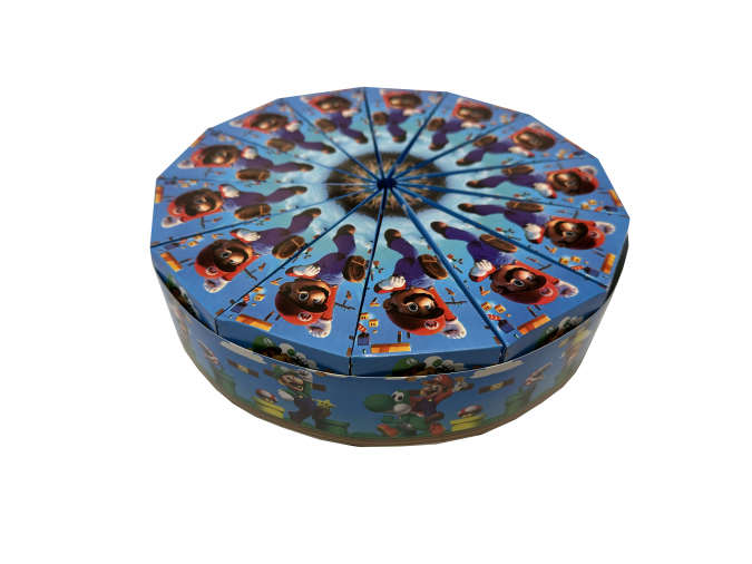 Комплект 13 парчета /заготовки за хартиена торта Марио, с вкл. ринг за декорация /Mr/