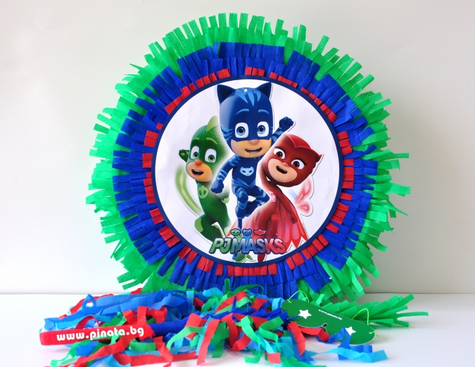 Пинята Пи Джи Маски, две лица 40х40 см