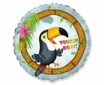 Фолиев балон Тукан / Toucan 40 см, Flexmetal /Gd/