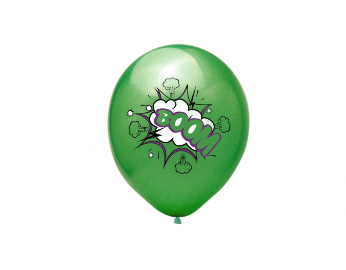 Комплект 10 бр. премиум балони Супер герои, микс цветове /Ch/