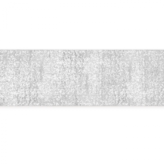 Тишлайфер /рънър/ за маса с пайети, сребро 28х200см /Pp/