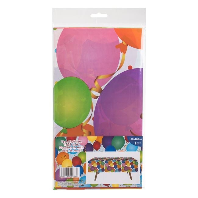 Парти покривка различни балони, 120х180 см /mb/