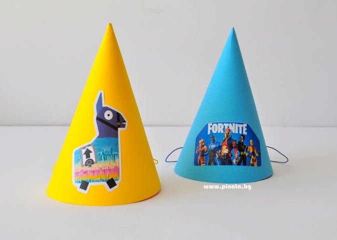 Парти шапка Фортнайт, 3 бр. в пакет