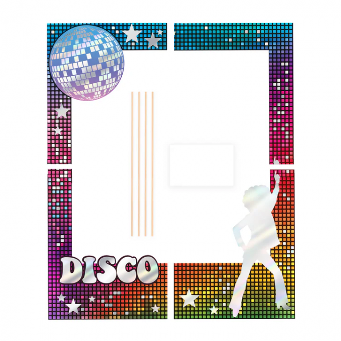 Ретро Диско рамка за снимки 50х60 см /Pp/