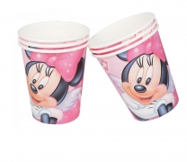 Хартиена парти чашка Мини Маус, 10 бр. в опаковка /Gx/