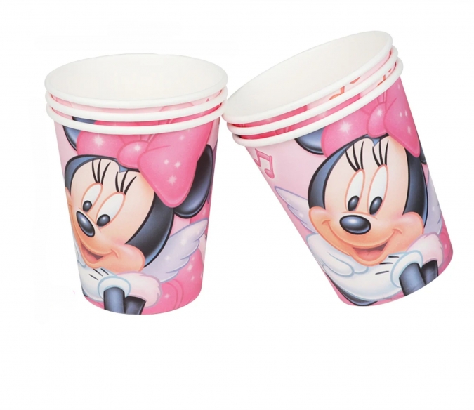 Хартиена парти чашка Мини Маус, 10 бр. в опаковка /Gx/