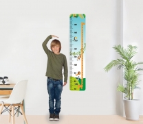 Метър за детска стая, сафари, джунгла, 95х20 см. с включена персонализация