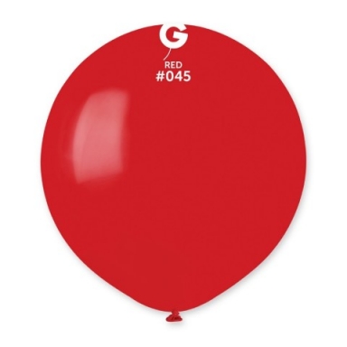 Балон  червен  пастел, 48 см диаметър, Gemar G150/045 /Uk/