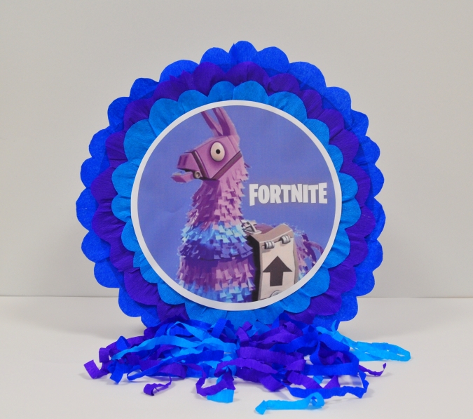 Пинята Фортнайт Лама, две лица 40х40 см