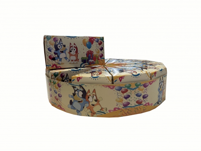 Комплект 13 парчета /заготовки за хартиена торта Блуи и Бинго, с вкл. ринг за декорация /Mr/