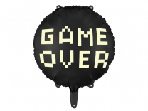 Фолиев балон Плейстейшън, Game Over, 45 см, /Pd/