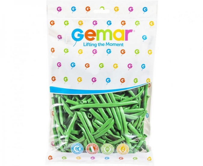 Моделиращи Балони цвят зелен, 5х140 см, 10 бр. в опаковка gemar #012 D4