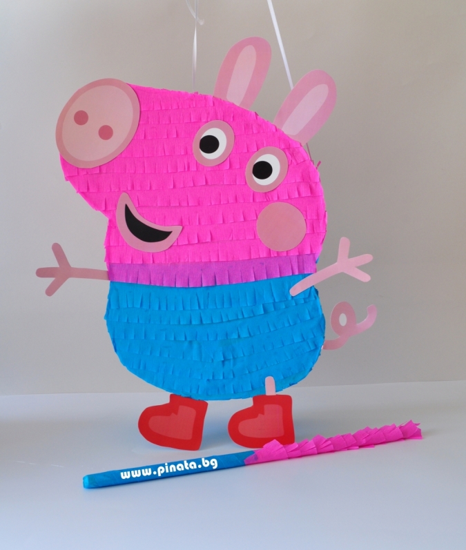 Пинята Пепа Пиг Джордж височина 55 см