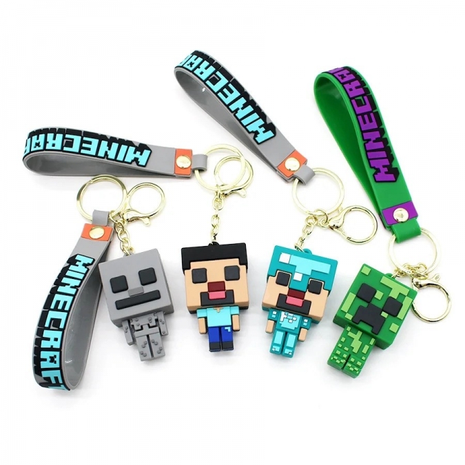 3D силиконов ключодържател Майнкрафт /Tm/