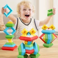 Образователна и креативна игра Пъзел, различни геометрични фигури /Li/