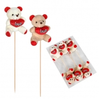 Плюшено мече със сърце 