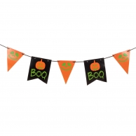 Банер гирлянд за декорация Хелоуин / Happy Haloween, 3,00 м дължина, 13 бр. фигури /Mb/