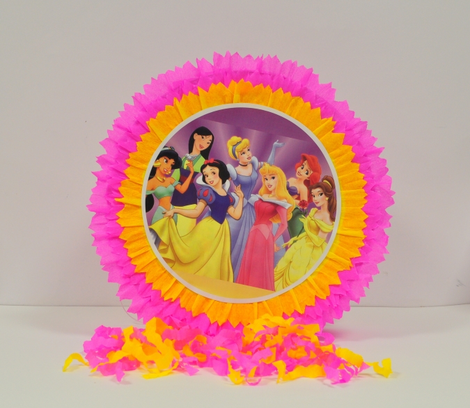 Пинята Принцеси, две лица 40х40 см