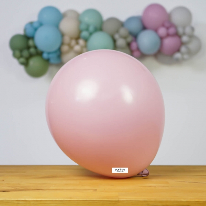 Балон цвят пепел от рози, розов / Dusty Rose, Калисан, диаметър 30 см, 10 бр. в пакет