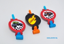 Персонализирана парти свирка Блейз / Пламъчко, 5 бр. пакет