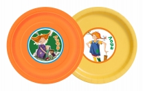 Персонализирана хартиена парти чинийка Пипи Дългото чорапче, 6бр. пакет