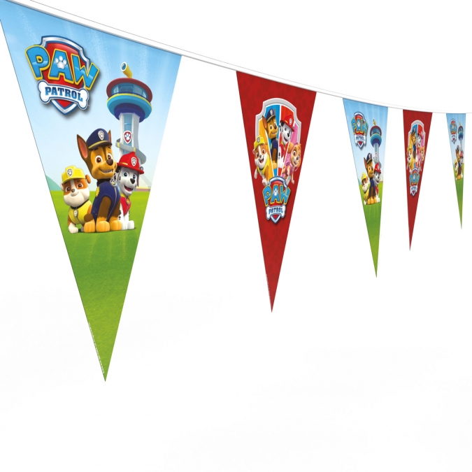 Банер флагчета за декорация Пес Патрул, 5,00 м дължина /Pf/