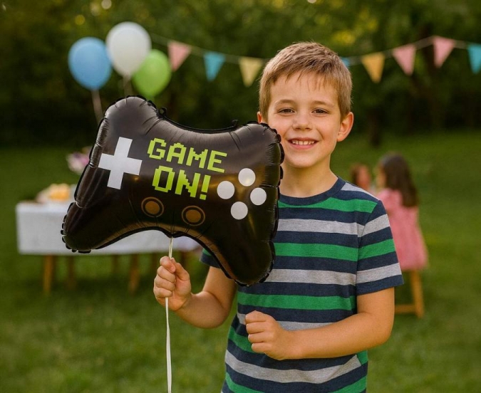 Фолиев балон Джойстик, Game On, 39x58см /Gd/