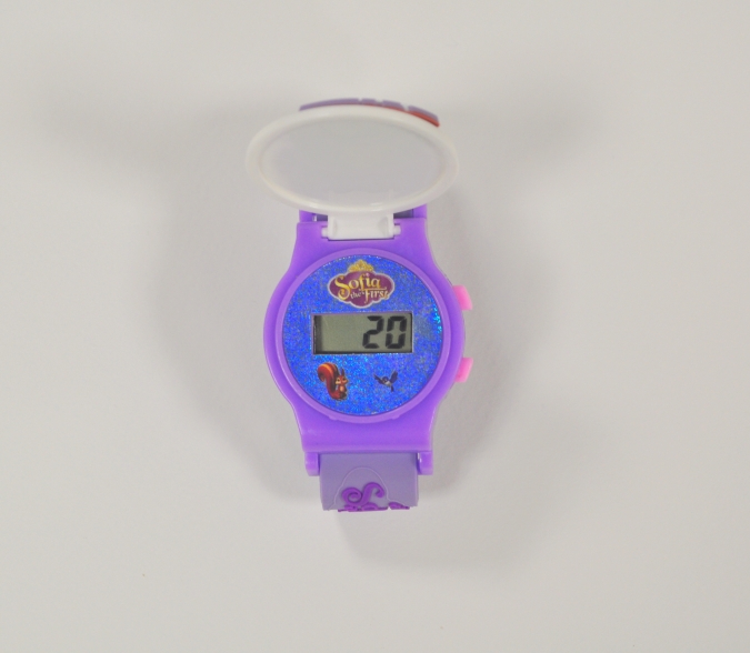 Детски часовник Принцеса София, дигитален, 22 х 3,8 см /St/