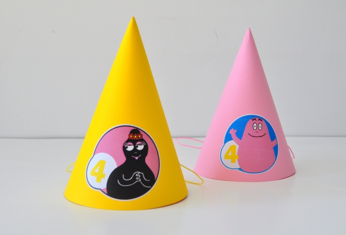 Персонализирана парти шапка Барбарони, 3 бр. пакет