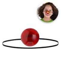 Червен коледен светещ нос /Mb/