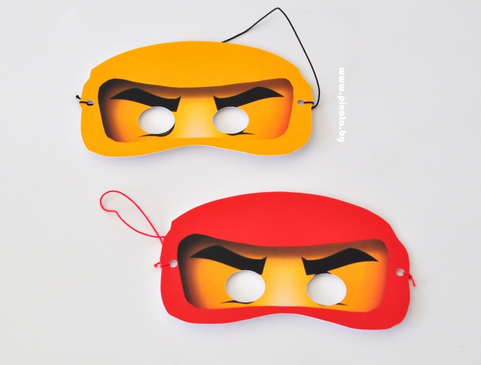 Парти маска Лего Нинджаго, 2 бр. в пакет