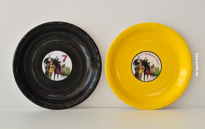 Персонализирана хартиена парти чинийка Хотел Трансилвания, 6бр. пакет